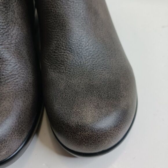 Alegria Chelsea Gray Leather Women's 38 US size 8M Boot - Picture 8 of 12
